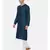 Green Blue Linen Jaquard Kurta Set