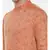Gold Orange Linen Jaquard Kurta Set