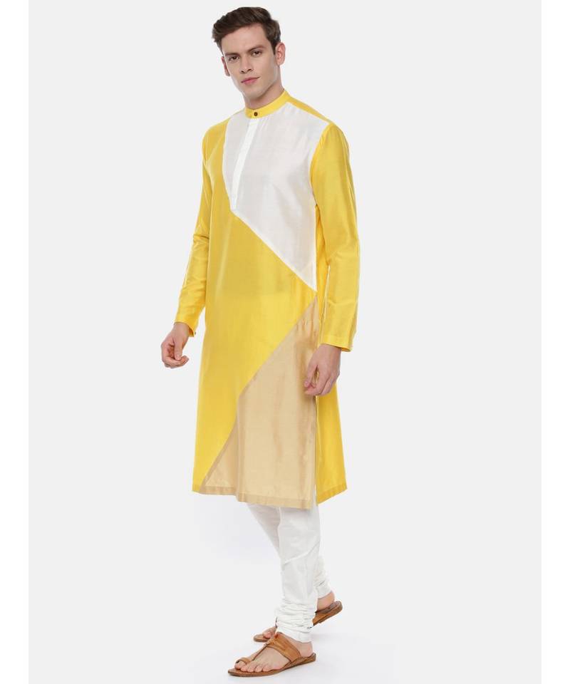 The Tri Color Kurta Set