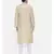 Drape Silk Linen Beige Kurta Set