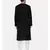 Black Grey Linen Patch Kurta Set