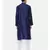 Blue Grey Drape Kurta Set