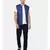 Short Open Linen Denim Jacket