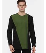 Green Black Cotton Short Kurta