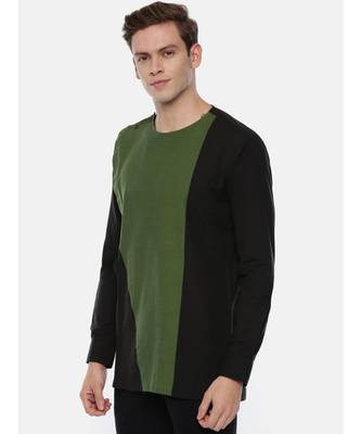 Green Black Cotton Short Kurta 3