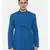 Blue Cotton Cut Away Short Kurta