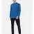 Blue Cotton Cut Away Short Kurta