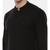 Black Cotton Cut Away Short Kurta