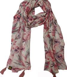 DesiButik Enchanting Multicolor Muslin Fabric Digitally Printed Scarf