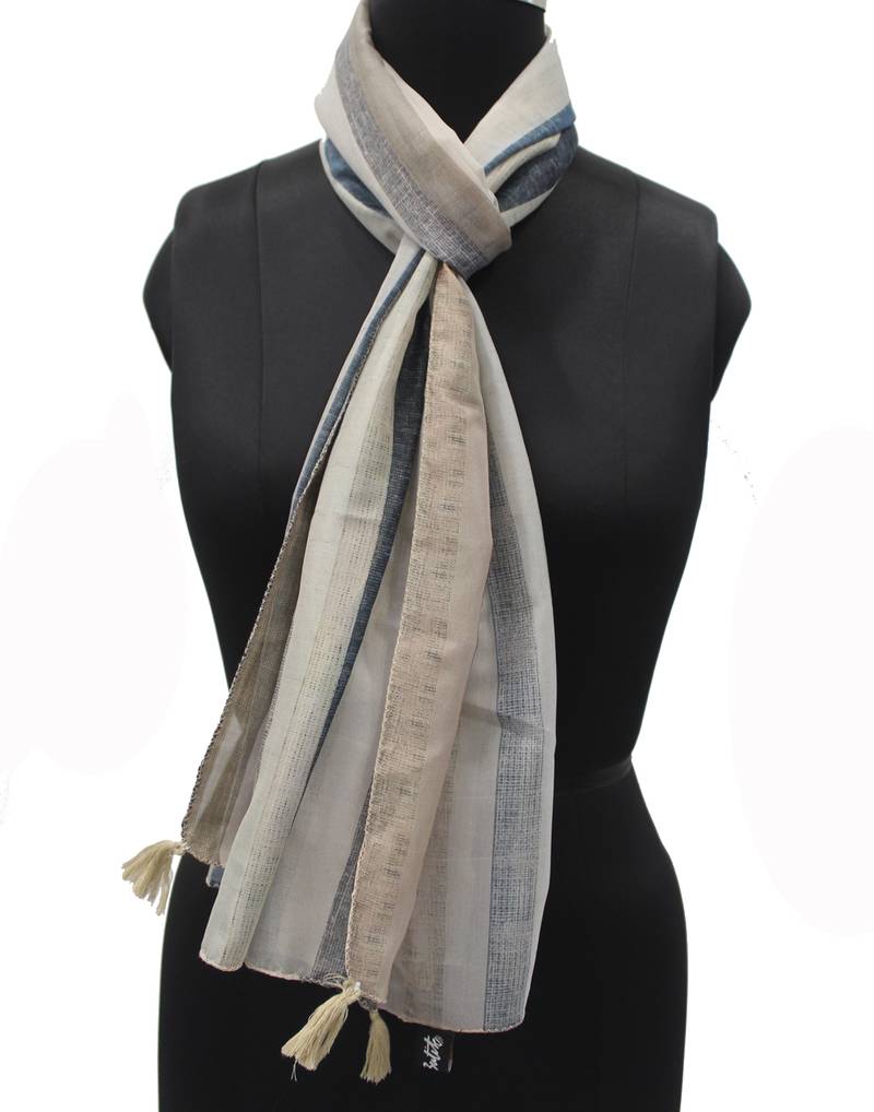 DesiButik Alluring Multicolor Modal Satin Fabric Digitally Printed Scarf