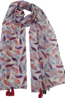 DesiButik Magnificent Multicolor Modal Satin Fabric Digitally Printed Scarf