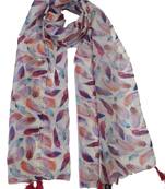 DesiButik Magnificent Multicolor Modal Satin Fabric Digitally Printed Scarf