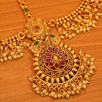 Multicolor ruby  maang-tikka 2