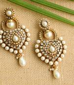 White onyx earrings