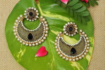 Black onyx earrings 1