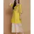 ANJU HARLEEN LIME GREEN TUNIC WITH FARSHI AND DUPATTA