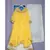 ANJU HARLEEN SUNSHINE YELLOW ASSYMETRICAL FLARED TUNIC WITH FARSHI AND DUPATTA
