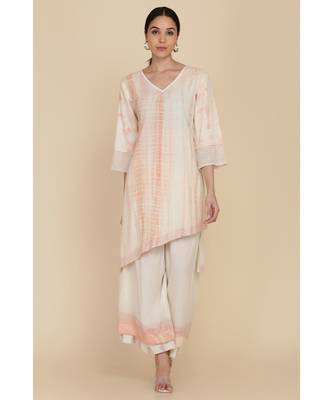 Assymetrical Kurta With Farshi 1