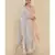 ANJU HARLEEN PEACH STRAIGHT TUNIC WITH ICE BLUE SHARARA AND DUPATTA WITH ZARI