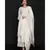 ANJU HARLEEN IVORY TUNIC FARSHI AND DUPATTA WITH CROSS
