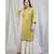 ANJU HARLEEN LIME GREEN PINTUCKS TUNIC WITH IVORY GHARARA AND DUPATTA