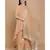 ANJU HARLEEN MUSKMELON ASYMMETRICAL TUNIC WITH SHARARA AND DUPATTA