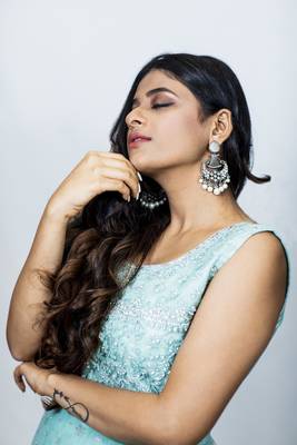 House Of Sitara Light Blue heavy embroidery long gown online 3