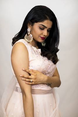 House Of Sitara Light Peach Designer Style Gown On Net Online 2