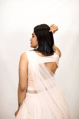 House Of Sitara Light Peach Designer Style Gown On Net Online 3