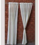 Embroidered Ivory Sheer Curtain