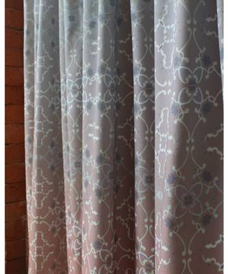 Digital Print Peach Curtain 3
