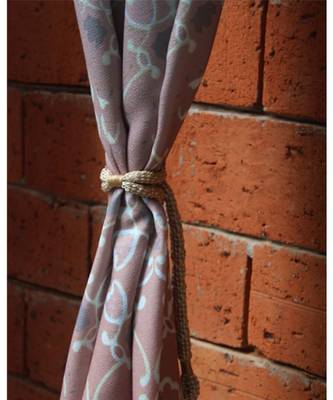 Digital Print Peach Curtain 4