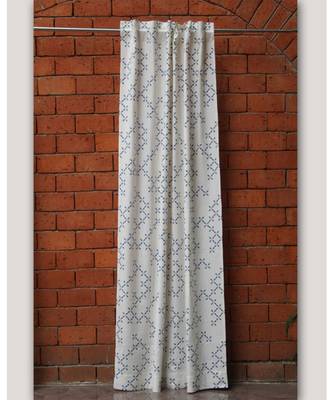 Digital print Grey/Beige Curtain 1