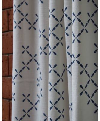 Digital print Grey/Beige Curtain 5