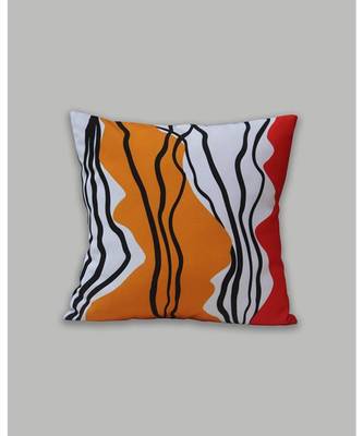 Zeba Digital print Green white Cushion cover 1