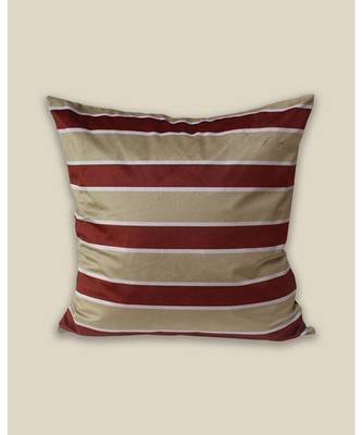 Zeba Digital print velvet Off White Brown cushion cover 1