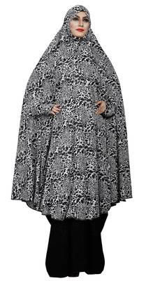 JSDC Animal Printed Viscose Lycra Chaderi Abaya Burqa for Women 1