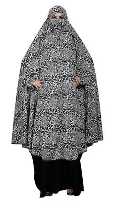 JSDC Animal Printed Viscose Lycra Chaderi Abaya Burqa for Women 2