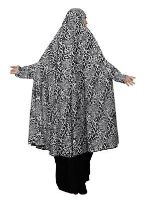JSDC Animal Printed Viscose Lycra Chaderi Abaya Burqa for Women 5