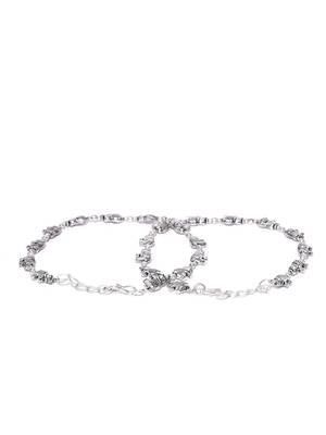 Silver anklets 6