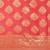 Peach woven silk blend saree with blouse