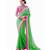 Green Embroidered Chiffon saree with blouse