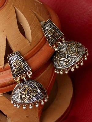 Silver jhumkas 2