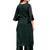 Dark-grey embroidered rayon kurtas-and-kurtis