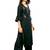 Dark-grey embroidered rayon kurtas-and-kurtis