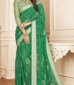 Blue Brasso Partywear Saree