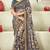 Grey Chiffon Saree for Party Wear