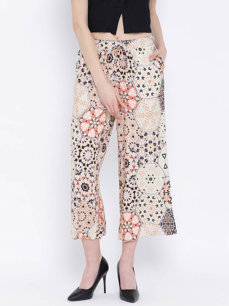 Graphic Shiner Sally Women Culottes