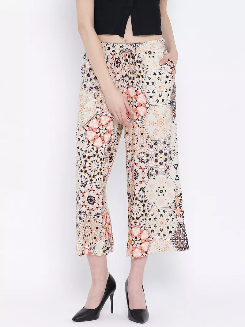 Graphic Shiner Sally Women Culottes
