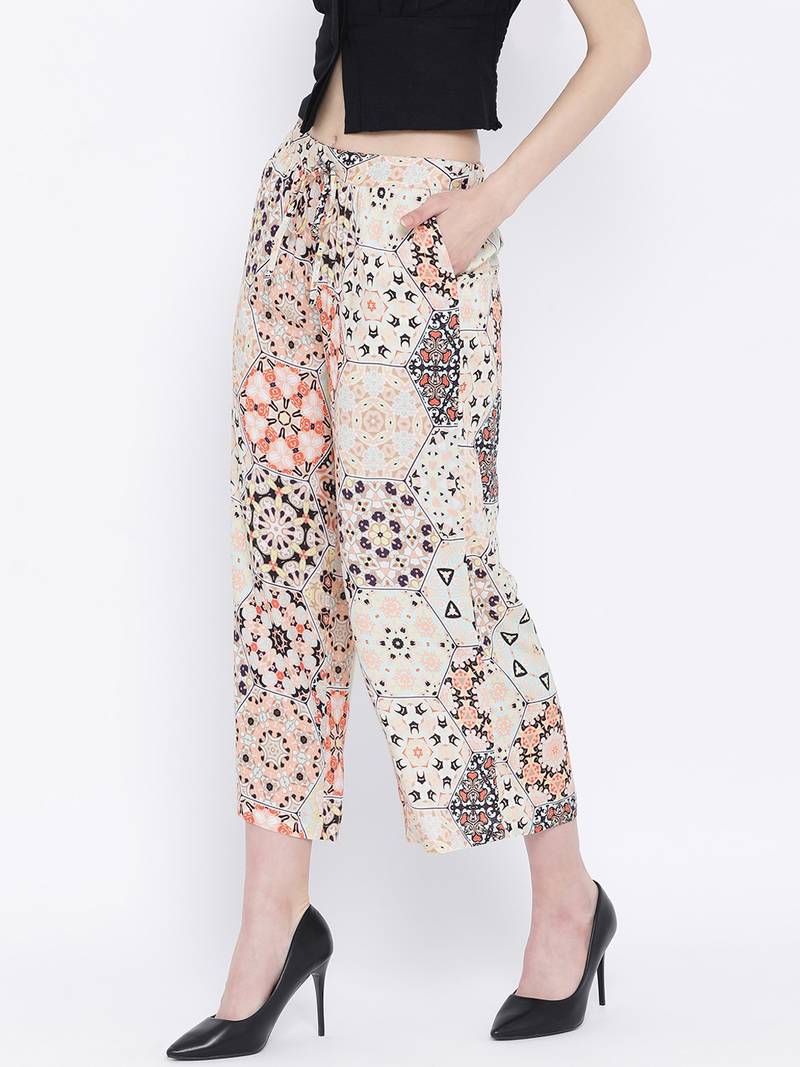 Graphic Shiner Sally Women Culottes